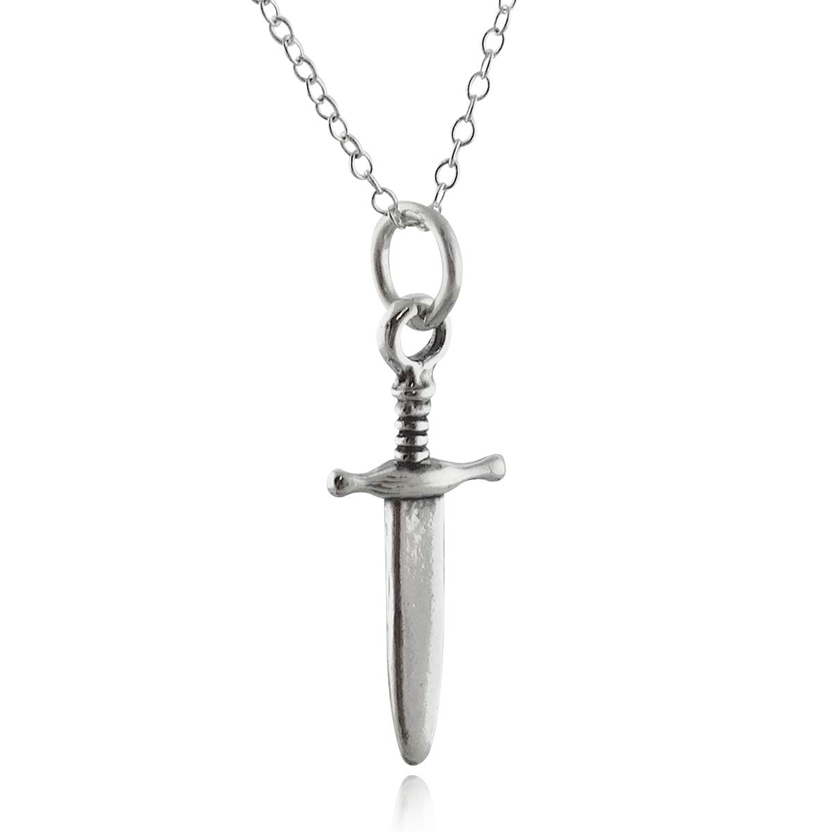 FashionJunkie4Life Unique Sterling Silver Pendant Necklace for Women - 18