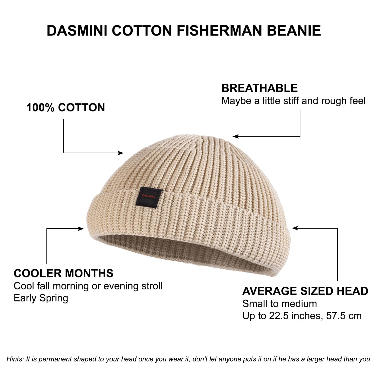 Fisherman Beanie Hats for Men & Women - Warm Knit Trawler Skull Cap for Winter, Fall & Spring | Cozy Watch Cap for Outdoor Activities, Hiking & Cold Weather