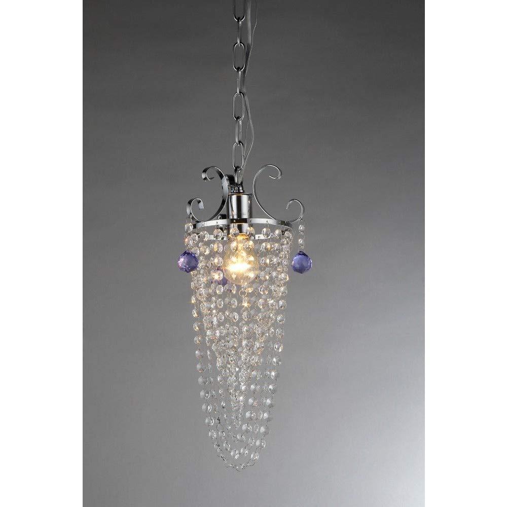 2-Light Crystal Chandelier in Brown Metallic & White - Elegant Dining Room Lighting Fixture for Home Decor