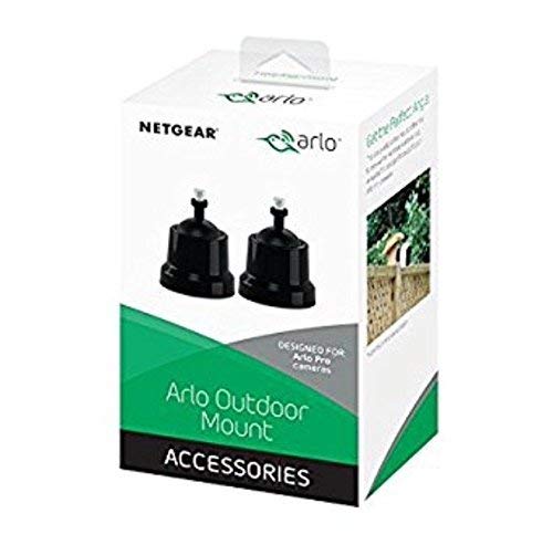 Arlo Outdoor Mount - 2 Pack Swivel Base Camera Mounting Bracket for Arlo Essential, Pro 4, Pro 3, Pro 2, Pro, Ultra 2 & Ultra Cameras - Secure & Adjustable Installation for Home Security & Surveillance - VMA4000B (Black)