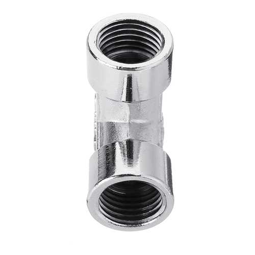 High-Quality Brass 3-Way G1/4 Inner Thread Water Cooling Fitting - Computer Liquid Cooling System Connector for PC Custom Loop Builds - Perfect for Gaming Rigs and High-Performance Computers