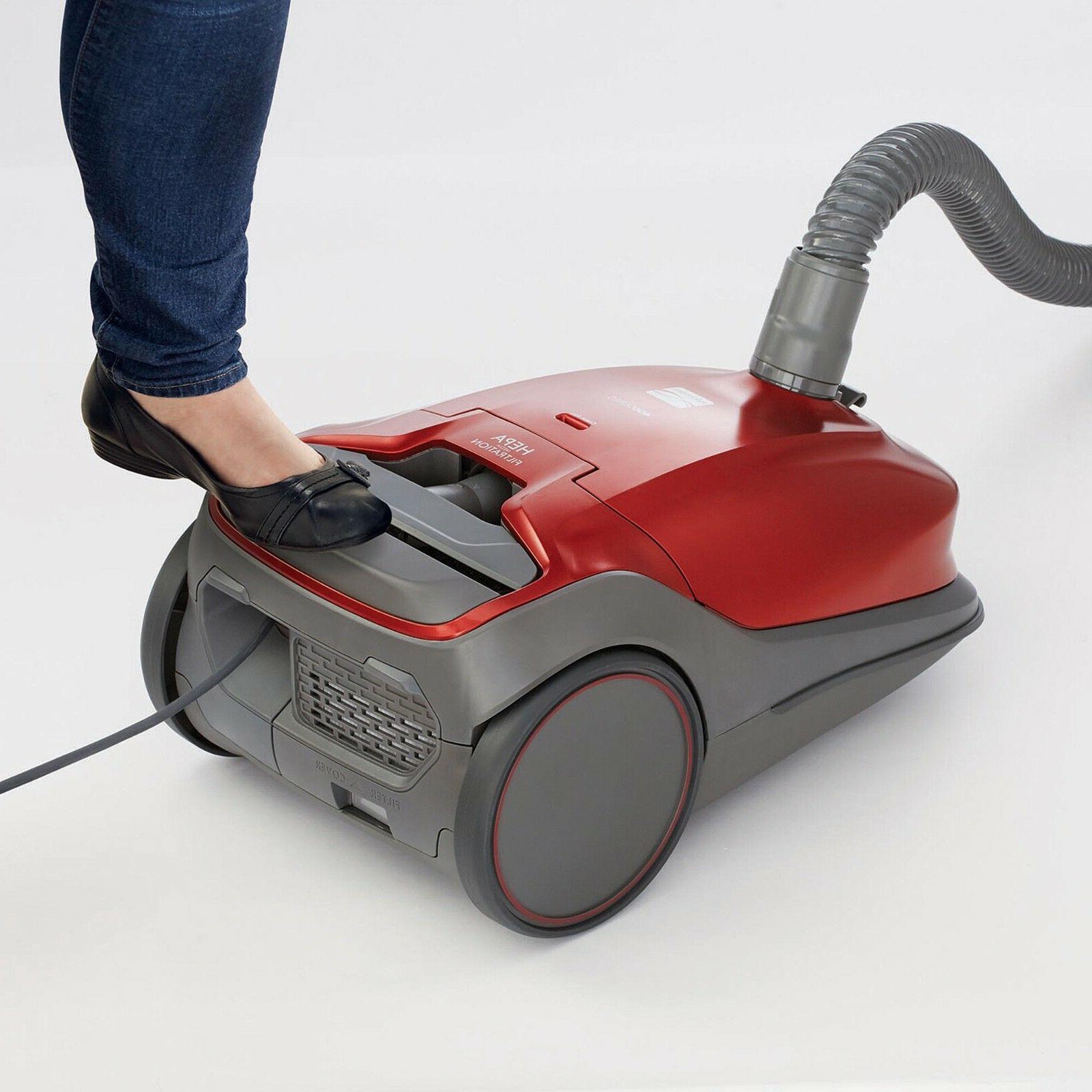 Dirt Devil Featherlite Lightweight Cyclonic Canister Vacuum Cleaner | Refurbished with Manufacturer Warranty | Model SD40120 | Perfect for Hardwood Floors, Carpets & Pet Hair Cleaning