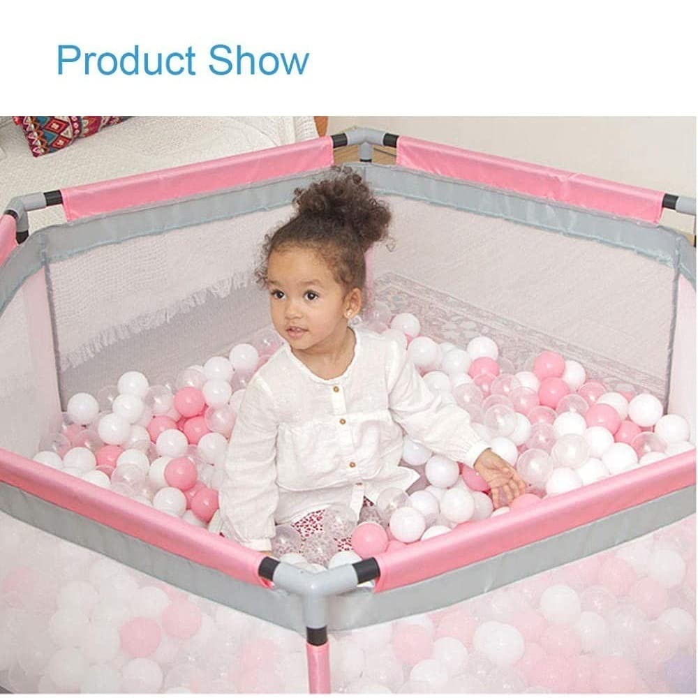 **Large Baby Playpen with Breathable Mesh - Portable & Washable Play Yard for Toddlers & Infants - Includes Storage Bag for Easy Travel & Home Use**    *(Perfect for Indoor Playtime, Outdoor Adventures, and Childproofing Your Living Space)*