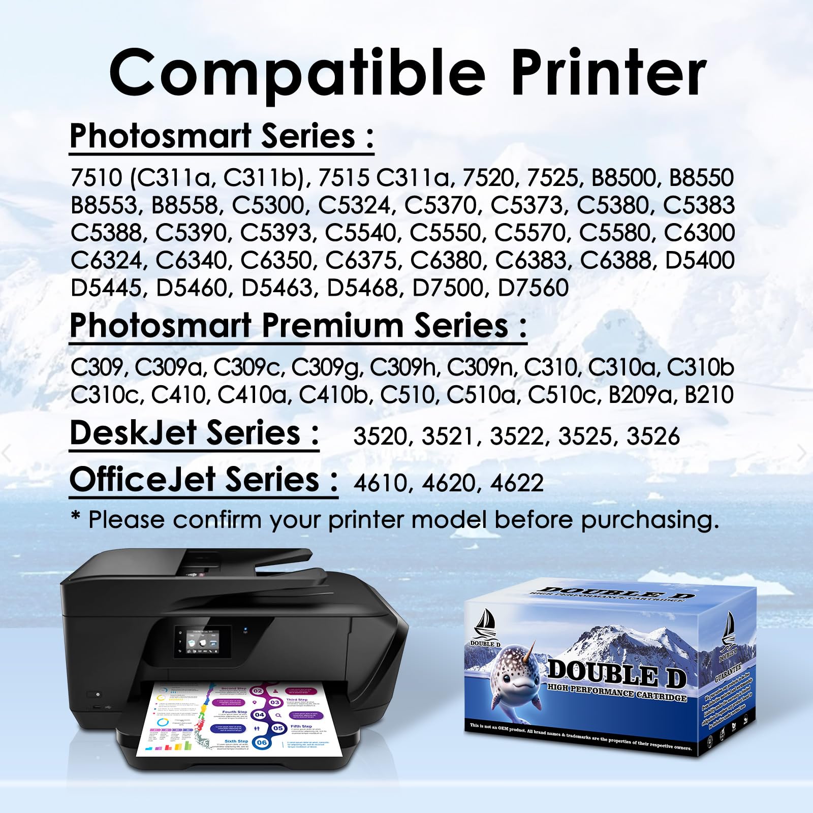 HP 564XL Compatible Ink Cartridges (12-Pack) - High Yield Replacement for HP Photosmart 7520, 6520, 5520, 5510 & Deskjet 3520, 3522, Officejet 4620 Printers - 4BK, 2PB, 2C, 2Y, 2M - Perfect for Home & Office Printing Needs