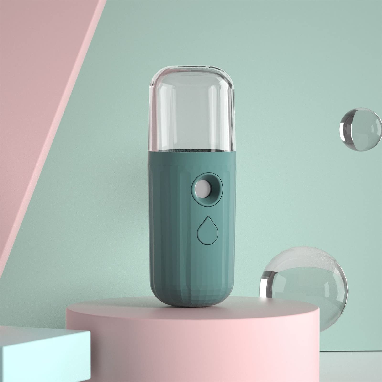 30ml Nano Mist Sprayer Handheld - USB Charging Facial Spray Mister for Deep Moisturizing, Mini Face Steamer & Skin Care Device - Perfect for Daily Hydration, Travel & Home Spa Treatments