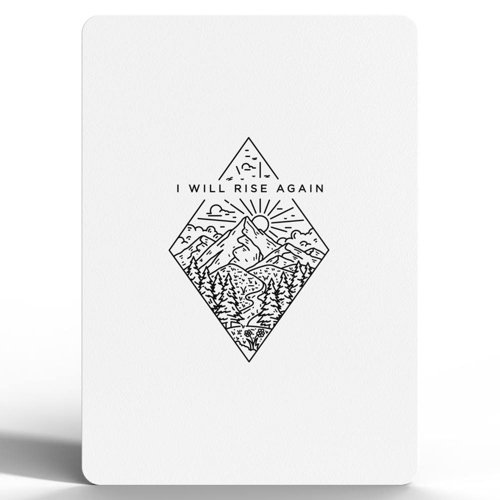 Premium Rise Playing Cards - Poker Size, 100% Plastic, Waterproof & Durable for Magic Tricks, Cardistry & Casino Games - Perfect for Professional Magicians, Card Players & Collectors