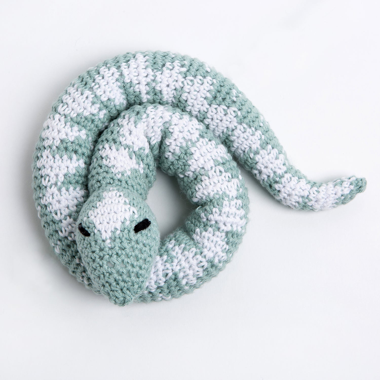 Cyril The Snake Cotton Crochet Kit - DIY Amigurumi Snake Crochet Pattern for Beginners | Perfect for Crafting, Home Decor & Gift Giving