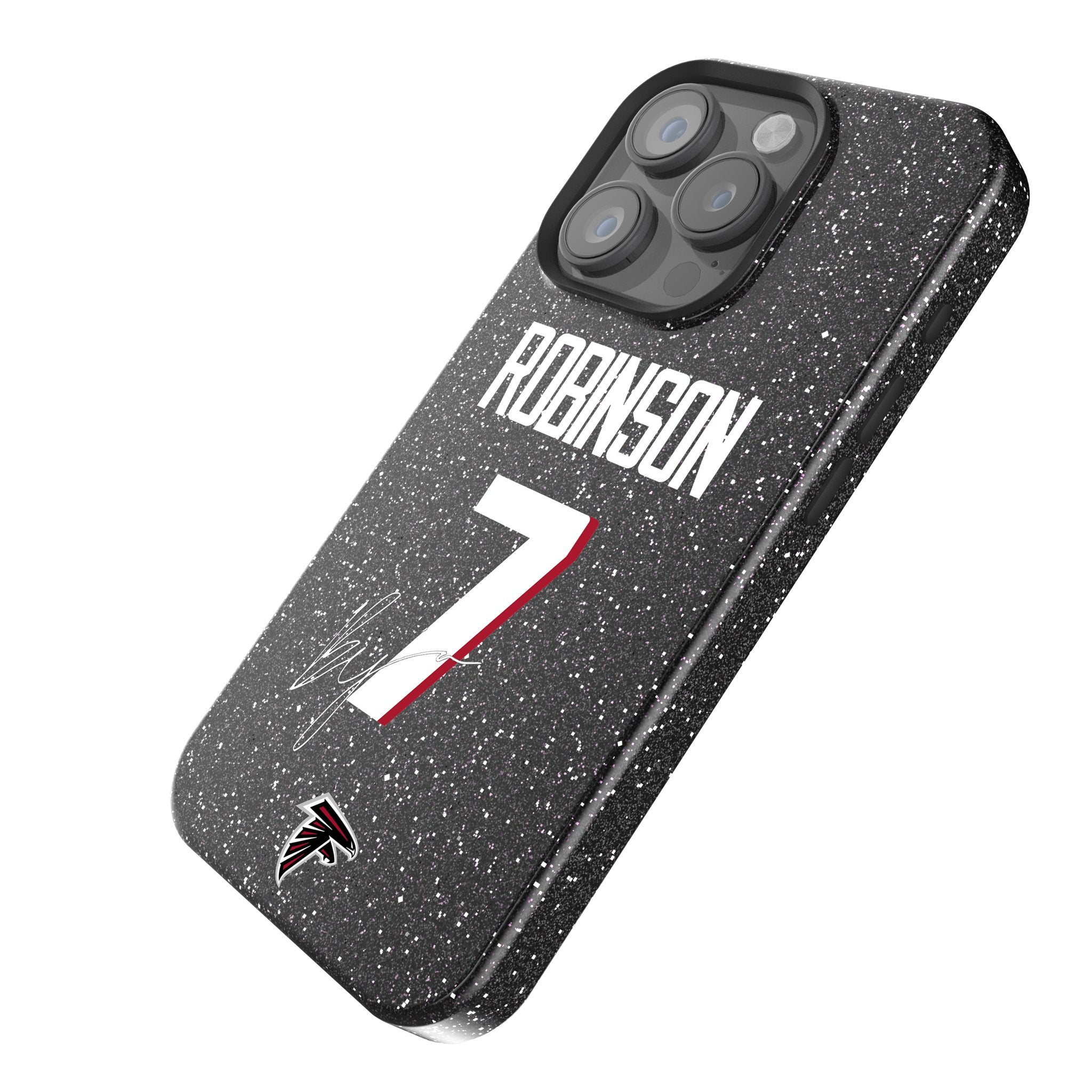 Bijan Robinson Atlanta Falcons 7 Rhinestone Bling Phone Case for iPhone & Samsung - Perfect for Game Day & Falcons Fans