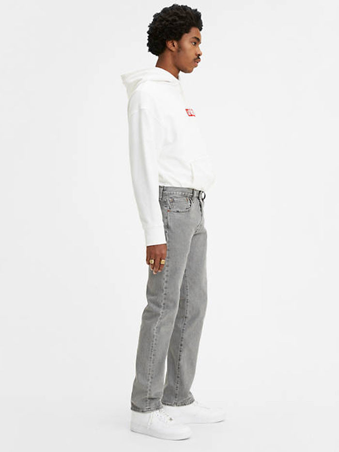 Levi's Men's 501 Original Fit Stretch Jeans - Classic Grey Denim Pants for Casual Wear & Everyday Style | Perfect for Work, Weekend & Outdoor Activities
