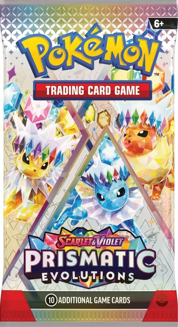 Pokemon TCG: Scarlet & Violet Prismatic Evolutions Elite Trainer Box (ETB) - 36 Packs, Sleeves & Dice | Collectible Trading Card Game for Players & Fans | Perfect for Tournaments, Gifts & Display