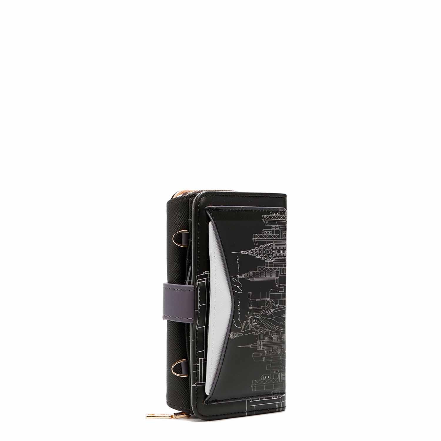 Stylish Trifold Phone Case with Crossbody Wallet - Perfect for Hands-Free Convenience While Shopping, Traveling, or Running Errands