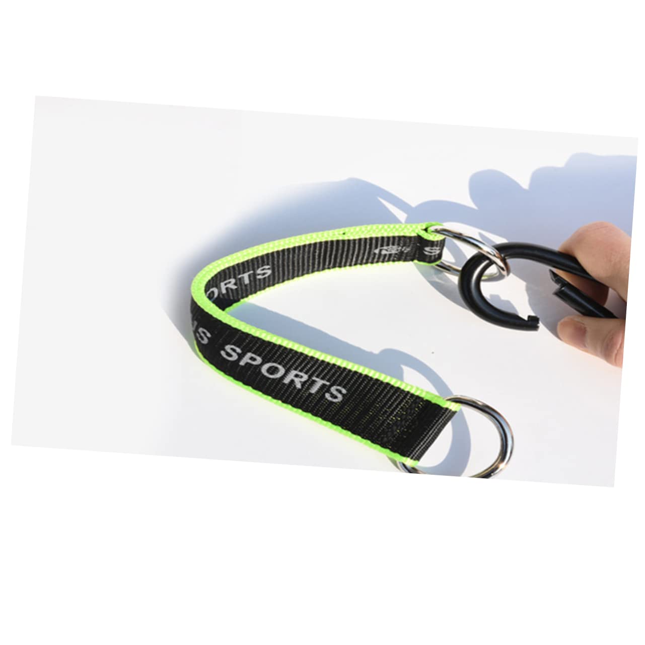 BESPORTBLE 2-Piece Home Gym Equipment Set - Adjustable Lifting Straps, Pull Up Assist Bands & Multifunctional Fitness Rings for Strength Training, Workout & CrossFit - Perfect for Home Exercise & Gym Accessories