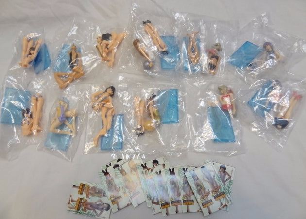 Bandai HG Dead or Alive DOA Gashapon Xtreme Beach Volleyball Swimsuit Bikini Figure Set - 10+1 Secret Trading Figures for Anime Collectors & Gaming Fans - Perfect for Display, Gifts, and DOA Merchandise Collections