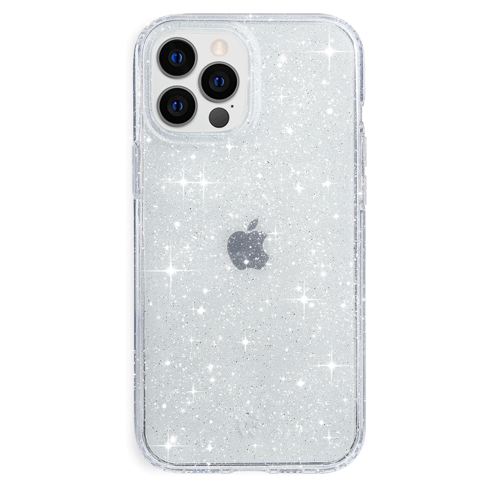 Sparkling Stardust Glitter iPhone Case - Protective & Stylish Cover for iPhone 13/14/15 Pro Max - Perfect for Parties, Festivals & Everyday Glam