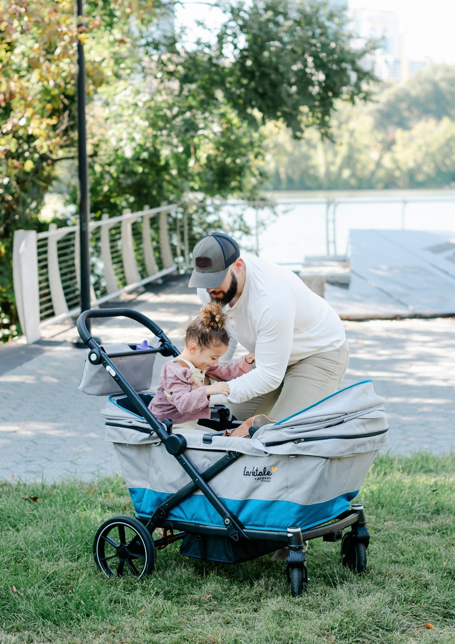 Larktale Caravan Coupe V2 Stroller Wagon - Lightweight All-Terrain Baby Stroller & Wagon Combo for Toddlers | Perfect for Park Outings, Beach Trips, and Shopping Adventures