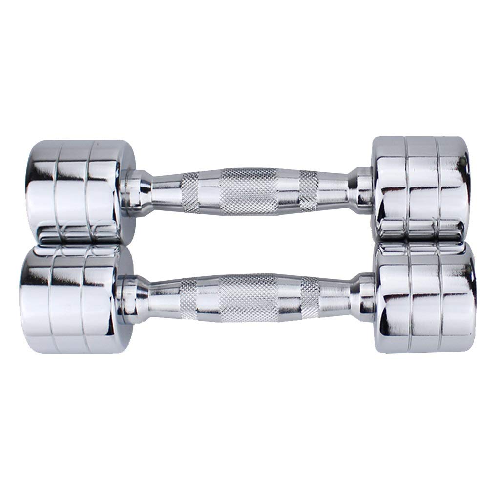FHPEWXDG Small Dumbbells - Pure Steel Coated Hand Weights for Arm Fitness, Home Gym & Workout for Men & Women - Perfect for Strength Training, Toning & Home Exercise
