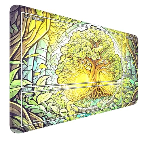 Millennium Tree Stitching Edges Playmat With Zones