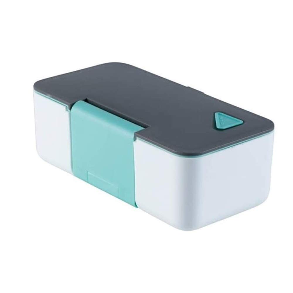 Leakproof Bento Lunch Box 770ML for Adults - Microwave Safe, Durable Food Storage Container with Phone Bracket - Ideal for Office, School & Picnics (Blue)