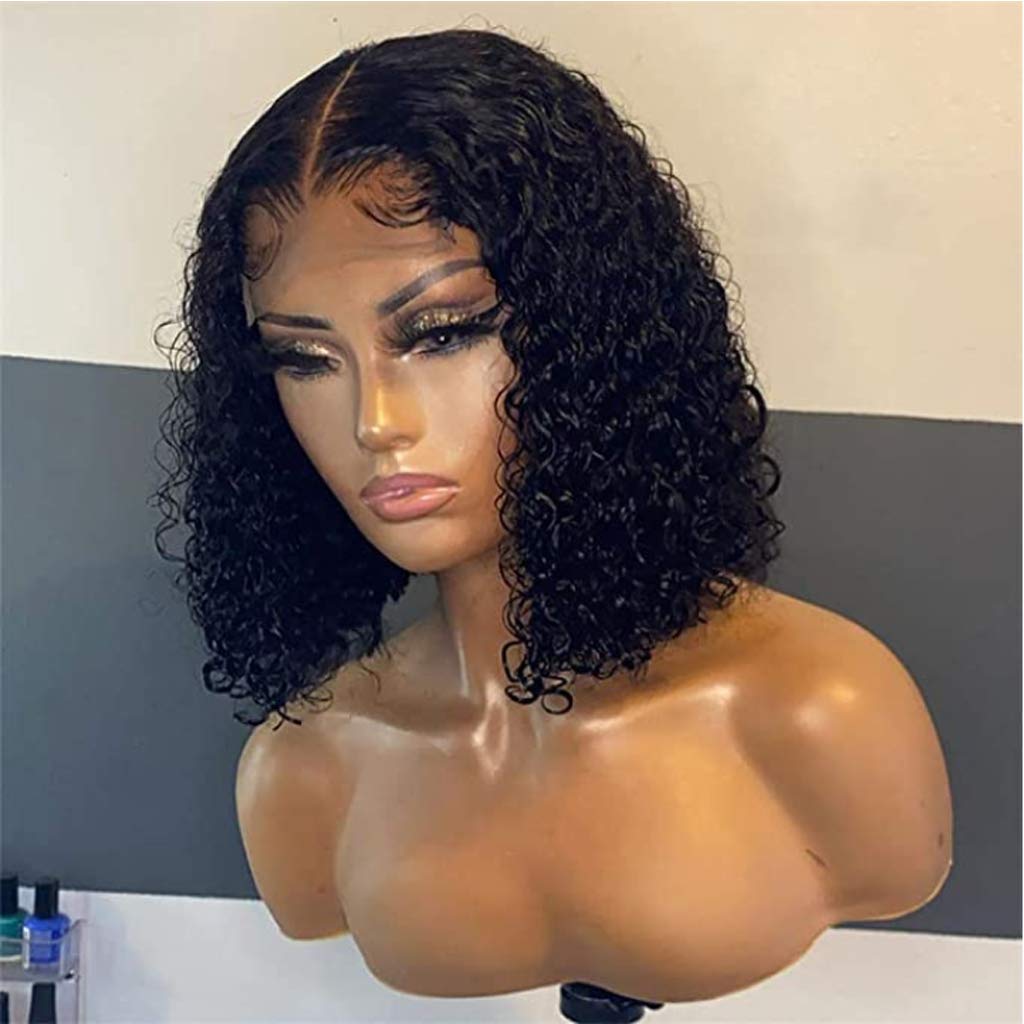 13x6 Lace Front Wigs Human Hair - Brazilian Virgin Hair Wigs for Black Women | Glueless with Baby Hair | 12 Inch 4x4 Lace Closure | Perfect for Daily Wear, Parties & Special Occasions