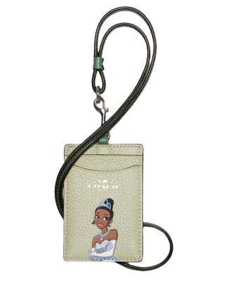 Coach Disney X Coach Princess Tiana ID Lanyard - Official Disney Collaboration - Perfect for Work Badges, Events & Disney Fans Collection