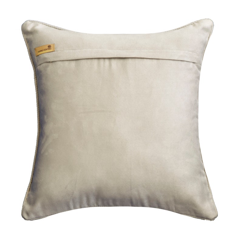 Audrey Blue Jacquard Throw Pillow Cover - Elegant Decorative Cushion Case for Sofa, Bed & Home Decor