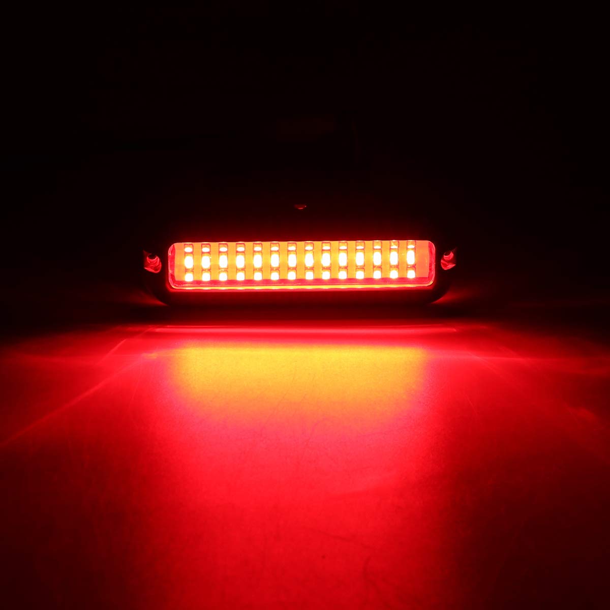 Kawell 42 LED Boat Lights Waterproof IP68 Stainless Steel Underwater Pontoon Marine Navigation Lights (Red 2 Pack) - Perfect for Night Boating, Fishing & Dock Lighting