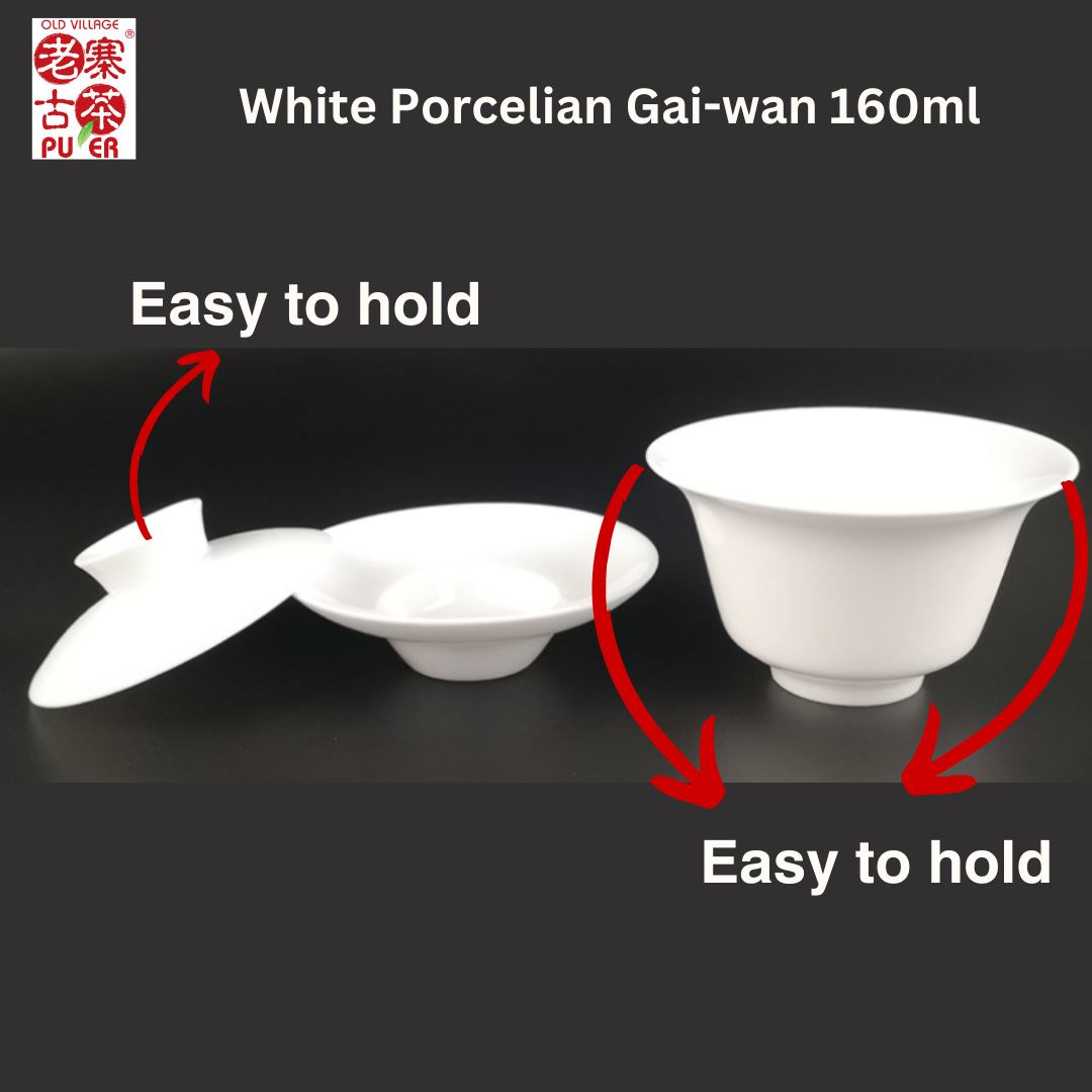 Premium White Porcelain Gaiwan - Traditional Chinese Tea Set for Brewing Loose Leaf Tea - Perfect for Gongfu Tea Ceremony & Home Tea Tasting