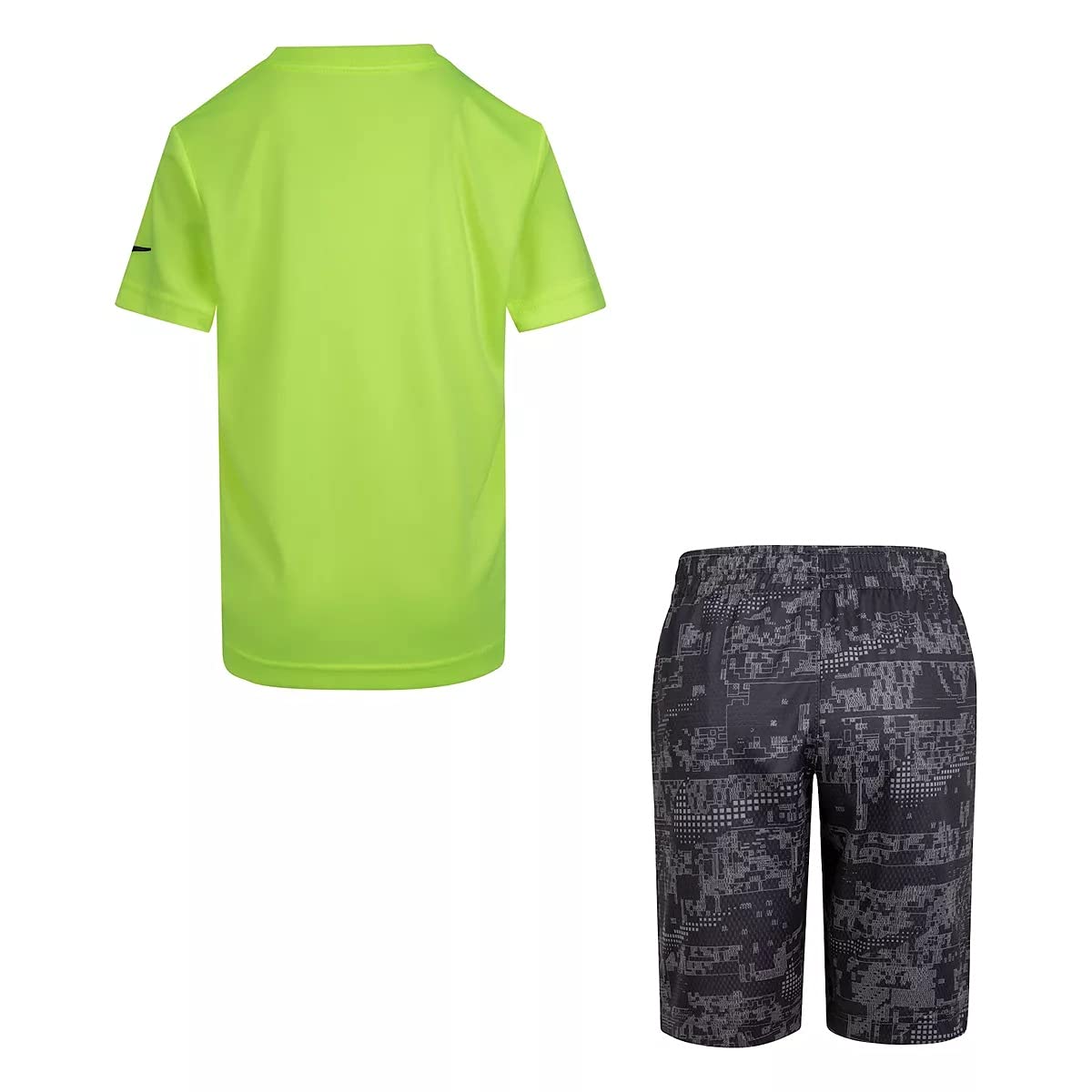 Nike Boys' 2-Piece Athletic Shorts Set - Comfortable Cotton Blend Outfit for Sports & Play - Perfect for Basketball, Running, and Summer Activities