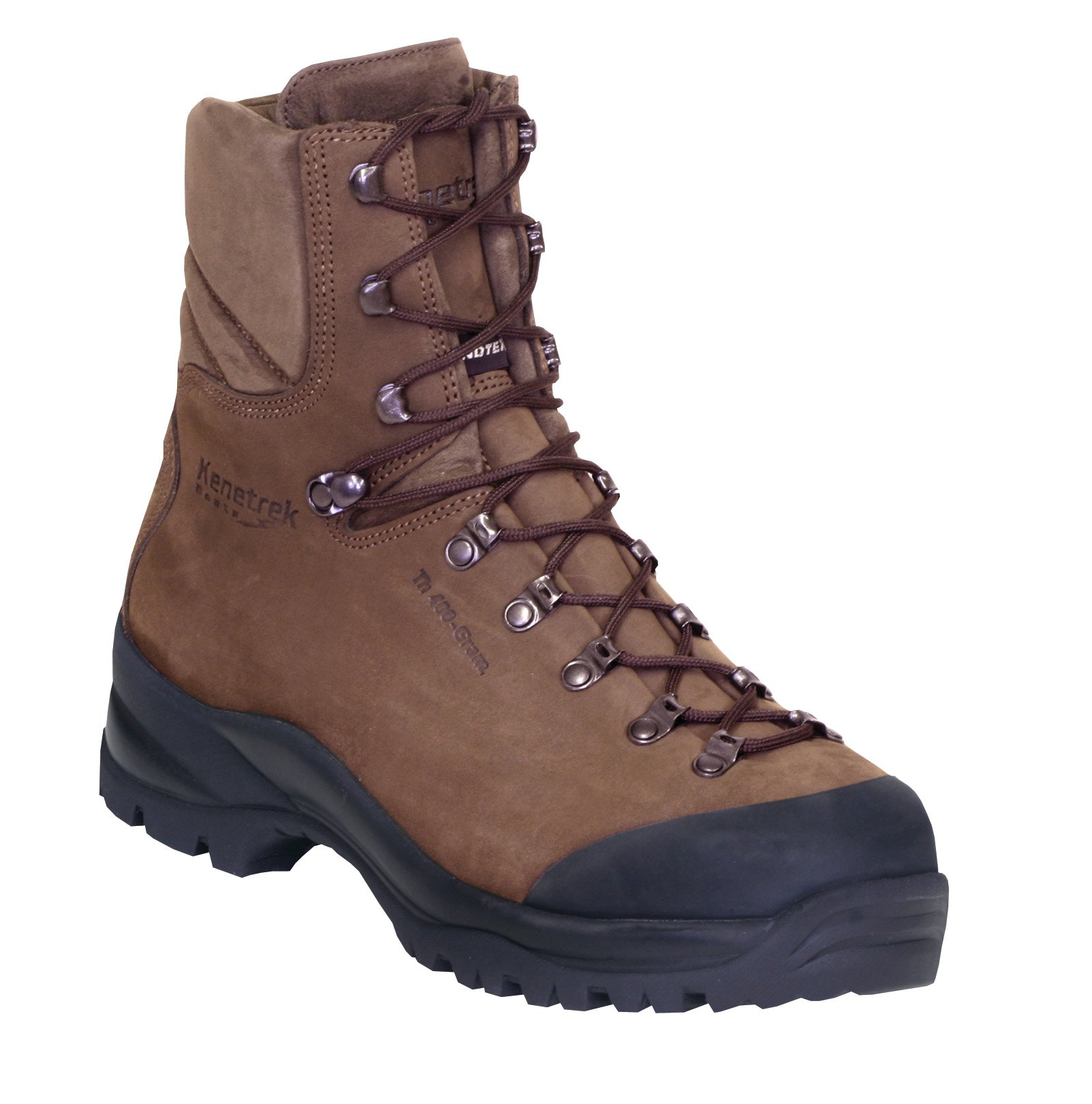 Kenetrek Men's Hard Tactical Black Hunting Boots - Waterproof Hiking & Outdoor Adventure Footwear for Rugged Terrain