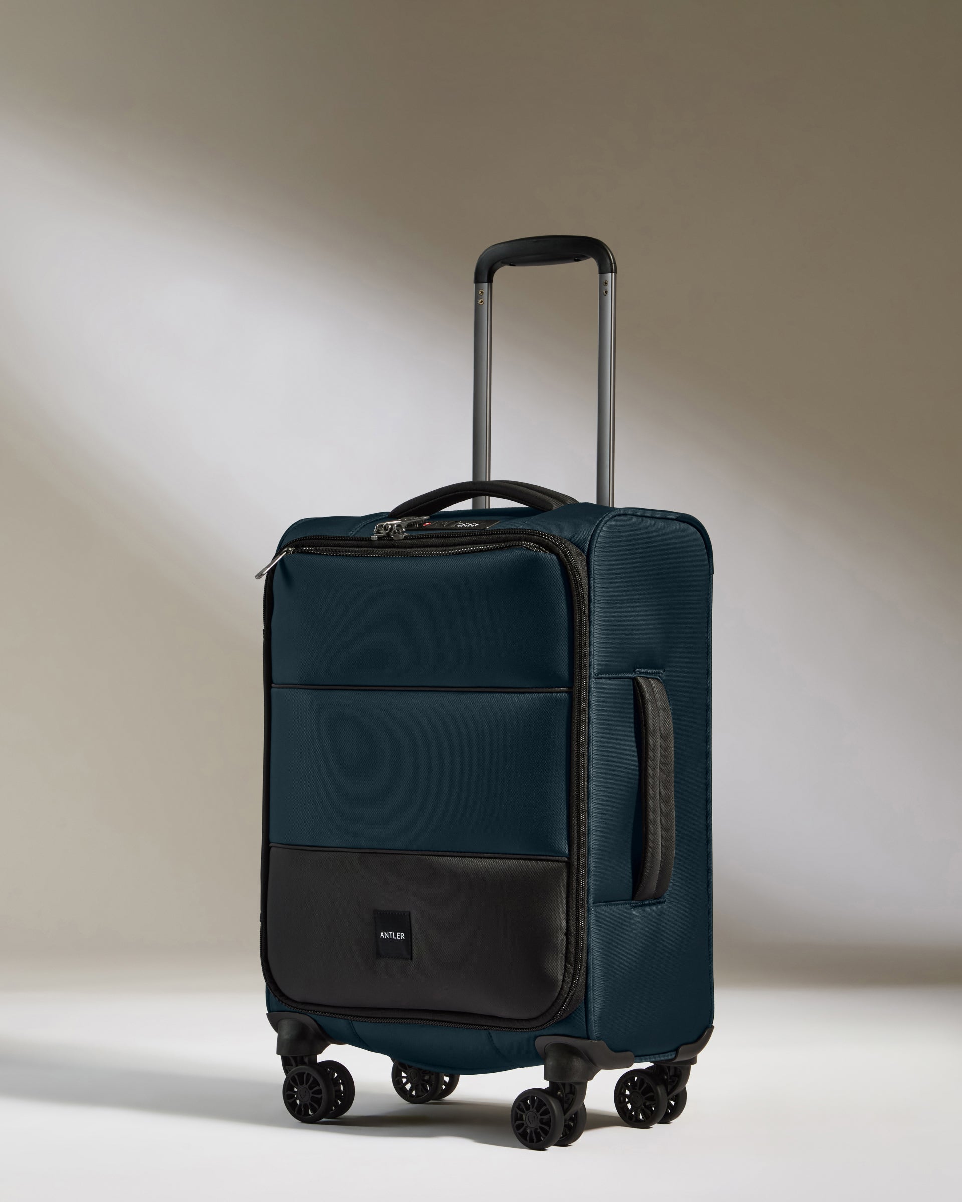 Lightest Carry On Luggage in Indigo Soft Stripe - Perfect for Air Travel & Weekend Getaways