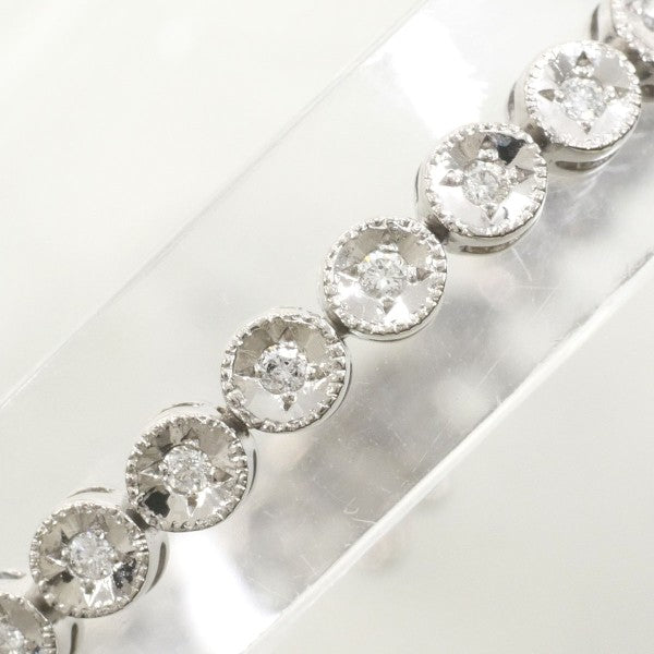 18K White Gold Diamond Bracelet for Women - Elegant Tennis Bracelet with Real Diamonds - Perfect for Weddings, Anniversaries & Special Occasions
