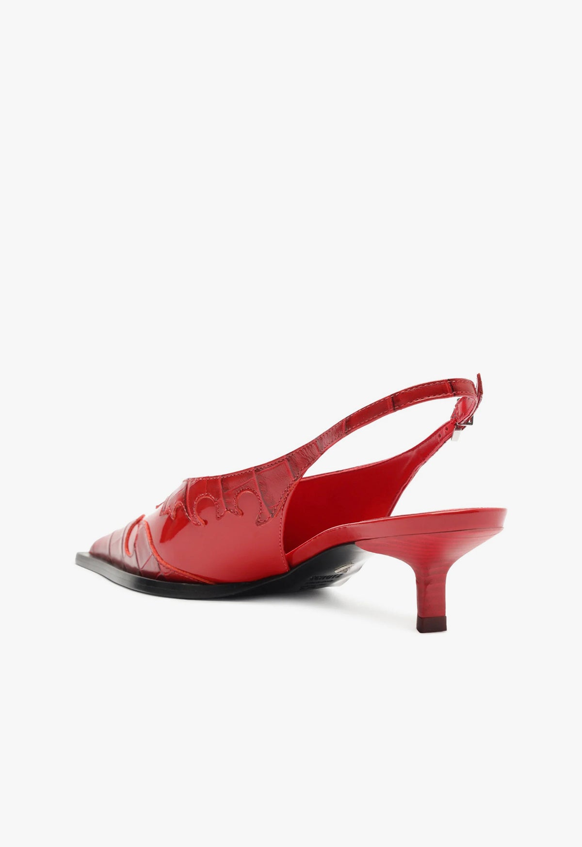 Daria Women's Slingback Patent Leather Pumps - Elegant High Heel Dress Shoes for Work, Party & Special Occasions