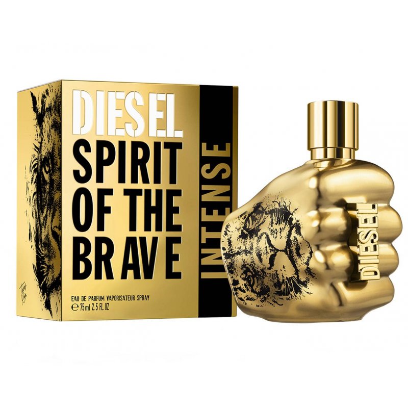 Diesel Spirit Of The Brave Intense Eau De Parfum Spray for Men - Bold & Masculine Cologne for Date Night & Special Occasions