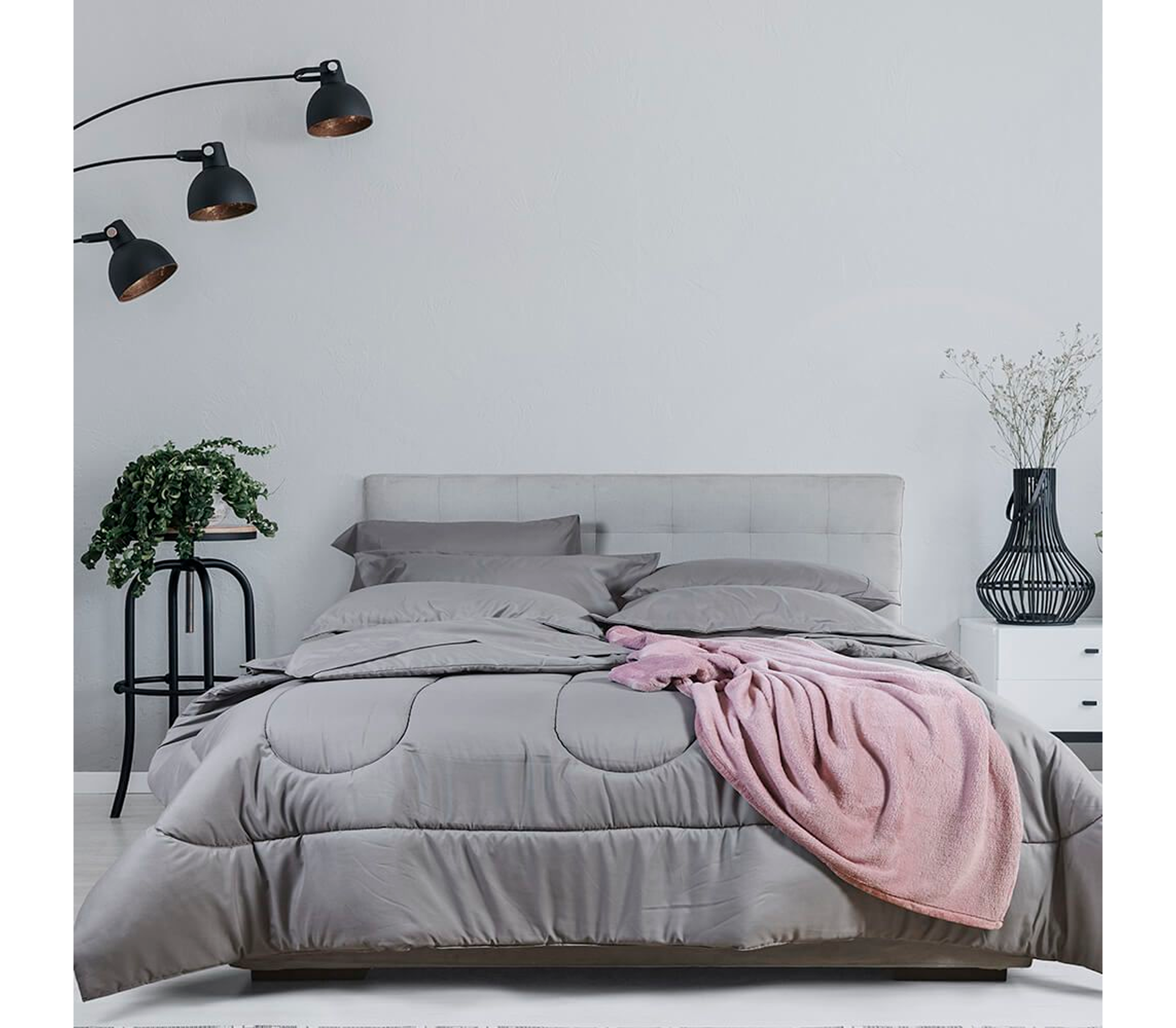 Microfiber Comforter Set - Hypoallergenic & Soft Queen Size Bedding for Home & Hotel Use