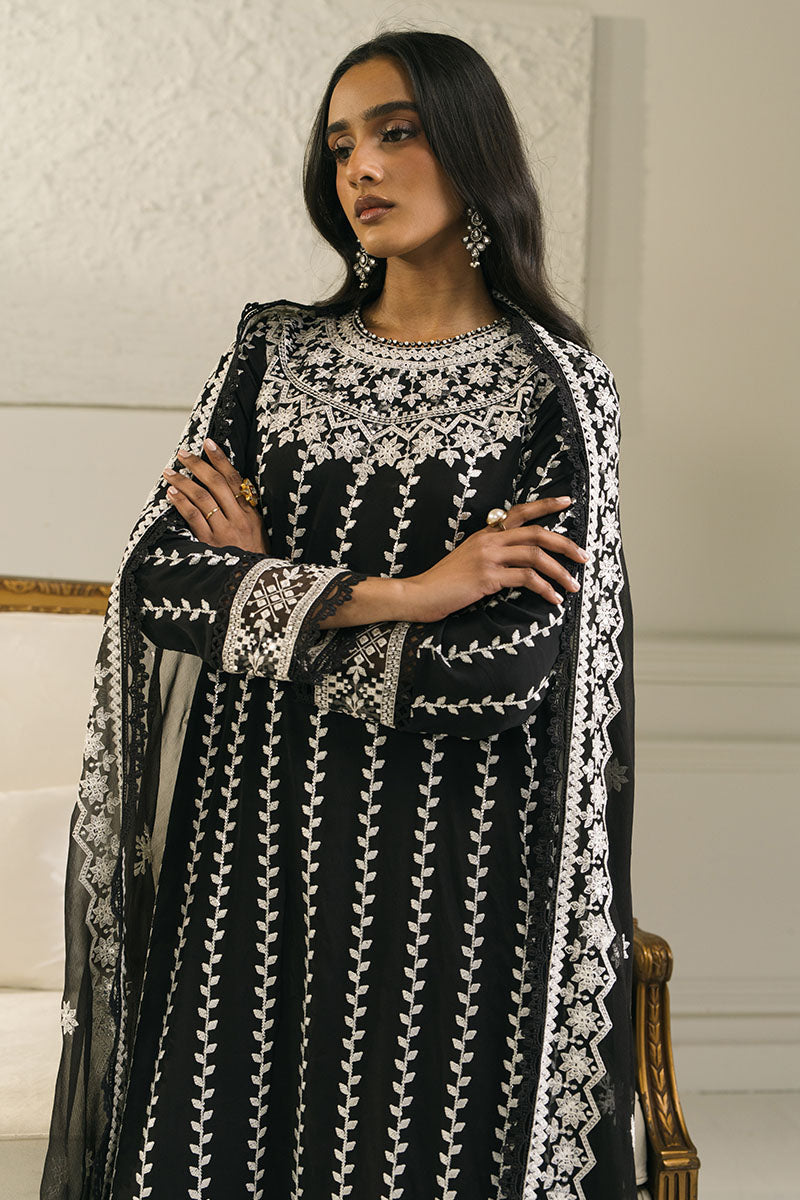 Midnight Star 2-Piece Set (Shirt & Dupatta) - Elegant Ethnic Outfit for Women | Perfect for Weddings, Parties & Festive Occasions