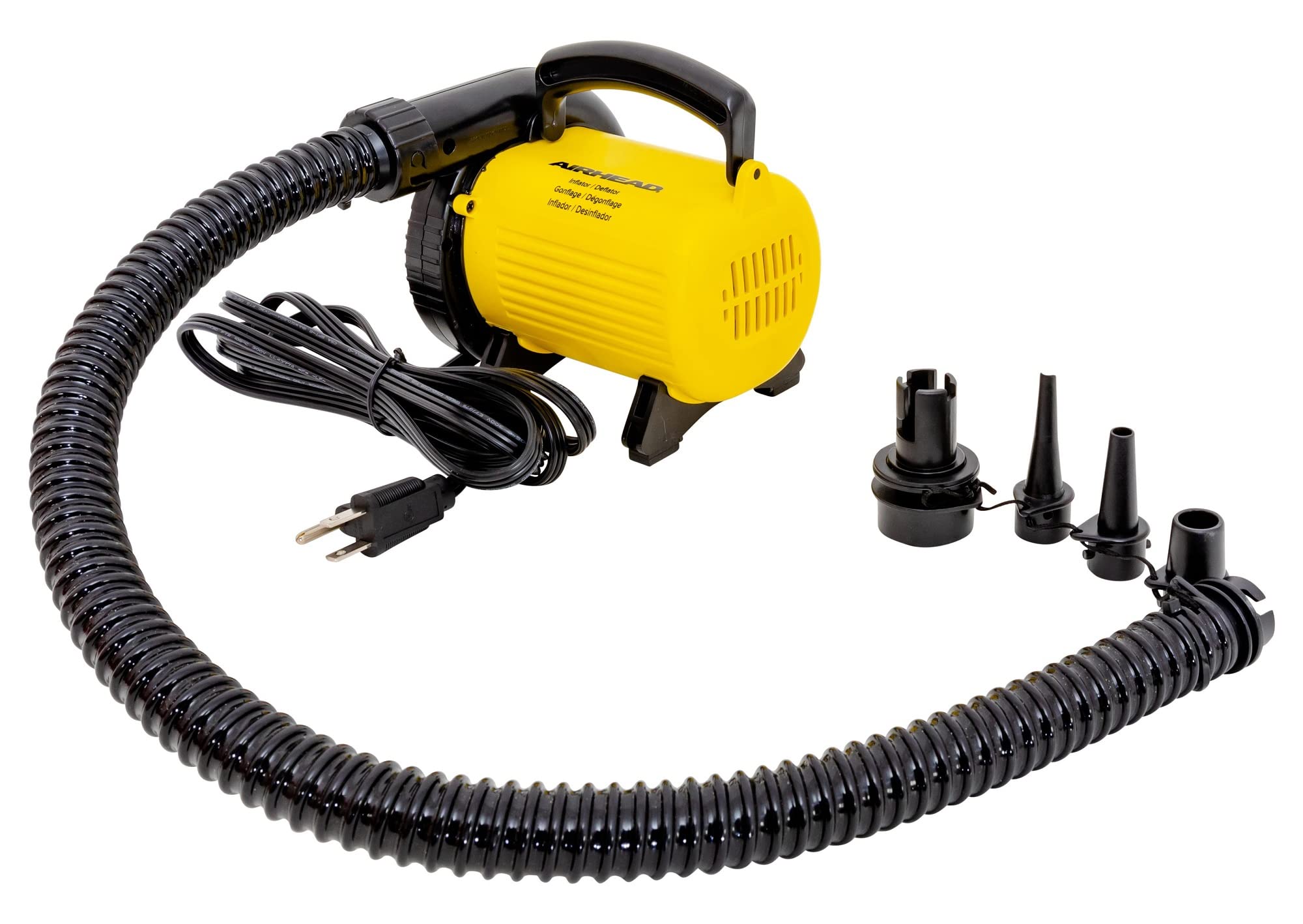 AIRHEAD High Pressure Air Pump for Inflatables - Fast & Powerful Electric Pump for Pool Floats, Rafts, Boats, and Water Toys - Portable & Lightweight for Beach, Pool, and Outdoor Use