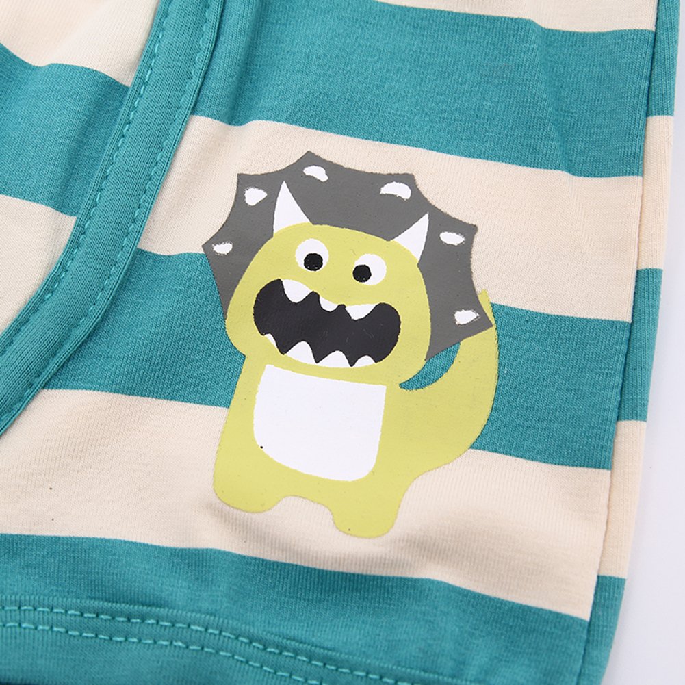JN&LULU Boys' Cotton Boxer Briefs Underwear - Soft & Breathable Toddler Underwear Pack of 3 - Perfect for Playtime, School & Everyday Comfort