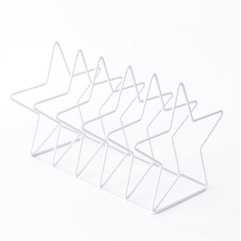 Portable Iron Bookshelf - Simple Magazine & Newspaper Storage Rack for Office, Home Decor - Perfect for Organizing Books, Office Supplies & Decorative Items