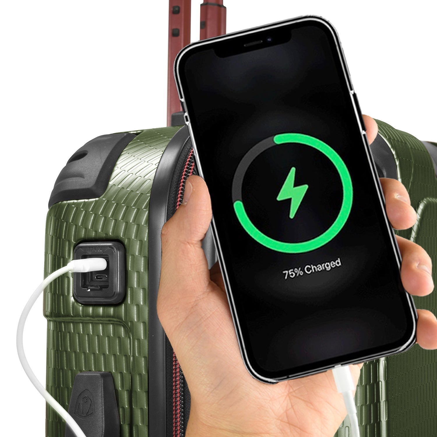MaxPorter II Carry On Luggage - Lightweight Expandable Suitcase for Travel, Business & Weekend Trips - TSA Approved Spinner Wheels & Durable Polycarbonate Shell