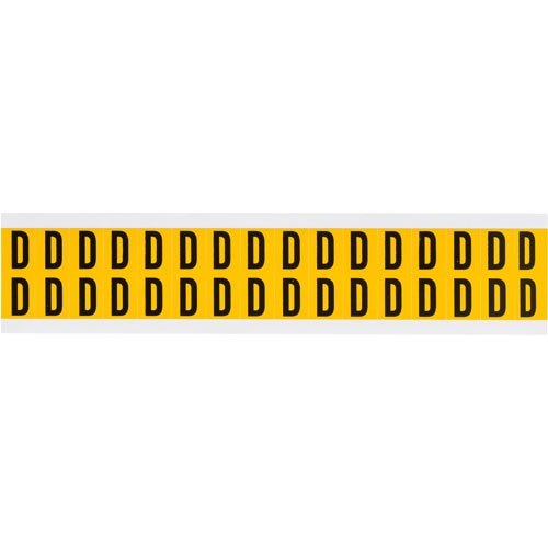 Brady 1520-D 44013 15 Series Indoor/Outdoor Numbers & Letters (Pack of 50 Cards) - Perfect for Address Signs, Mailboxes, and Office Organization