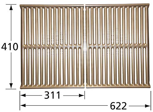 Premium Stamped Stainless Steel Cooking Grid for Grills - Heavy Duty BBQ Grill Grate for Outdoor Cooking, Camping & Backyard Parties