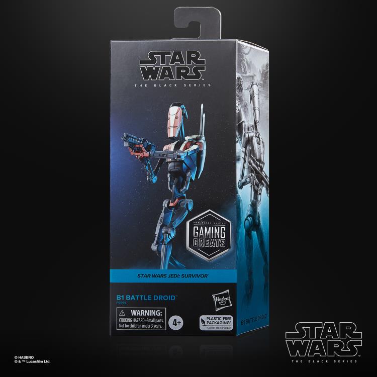 Star Wars The Black Series Gaming Greats B1 Battle Droid (Jedi Survivor) Exclusive Action Figure - Perfect for Collectors, Display, and Star Wars Gaming Enthusiasts