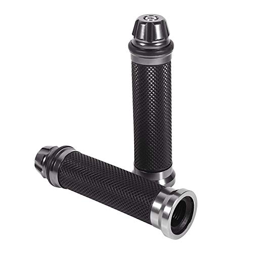 Keenso CNC Aluminum Motorcycle Handlebar Grips - 7/8