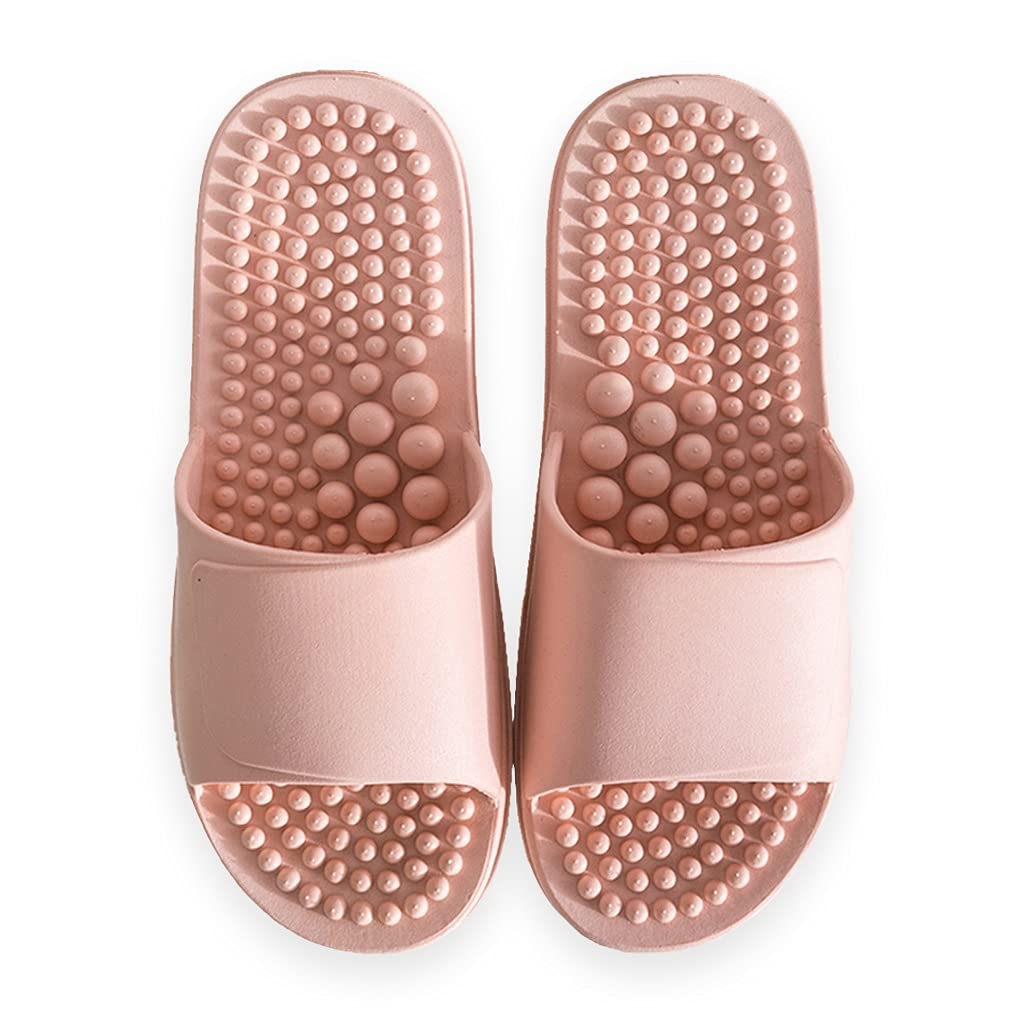 Shiatsu Foot Massager Slippers for Women & Men - Acupressure Reflexology Massage Sandals with Soft Lightweight Sole - Perfect for Home, Spa, and Post-Workout Relaxation