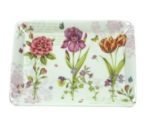 Romantic Flower Scatter Tray for Wedding Decor & Home Styling