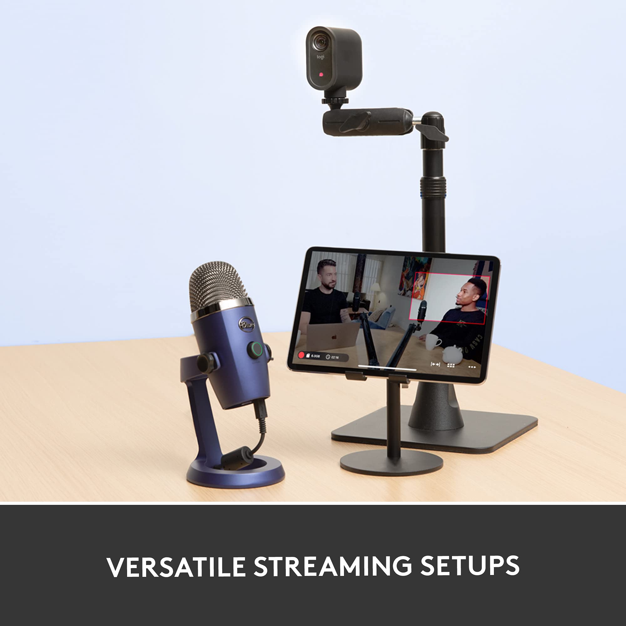 Logitech Mevo Start Wireless Live Streaming Camera - 1080p HD Video, App Control, LTE/Wi-Fi Connectivity - Perfect for Vlogging, Gaming, and Live Events (Black)