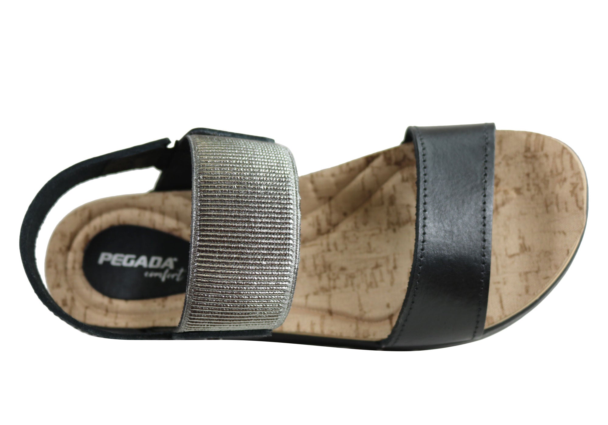 Pegada Rosie Women's Comfort Cushioned Leather Sandals - Handmade in Brazil - Perfect for Beach, Vacation & Summer Outfits