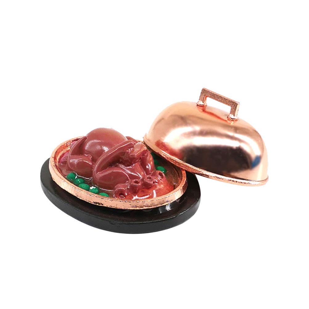 EXCEART 1 Piece Realistic Thanksgiving Turkey Ornament - Christmas Tree Decor, Turkey Dinner Platter for Holiday Table Centerpiece | Perfect for Christmas Decorations, Thanksgiving Table Setting, and Festive Home Party Decor
