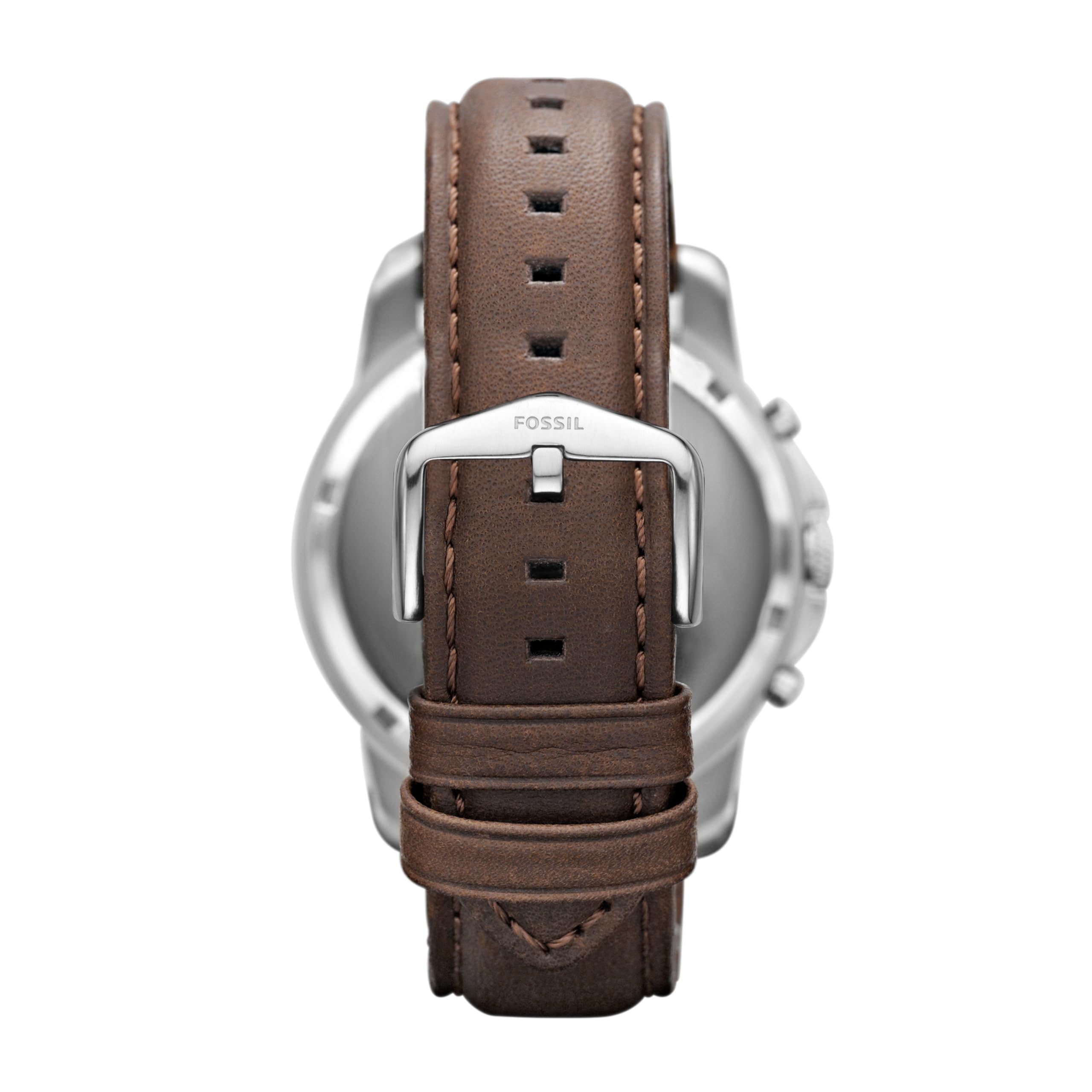 Fossil Men's Grant Quartz Chronograph Watch - Stainless Steel & Leather Strap, Water Resistant, Date Display | Perfect for Business, Casual & Formal Occasions