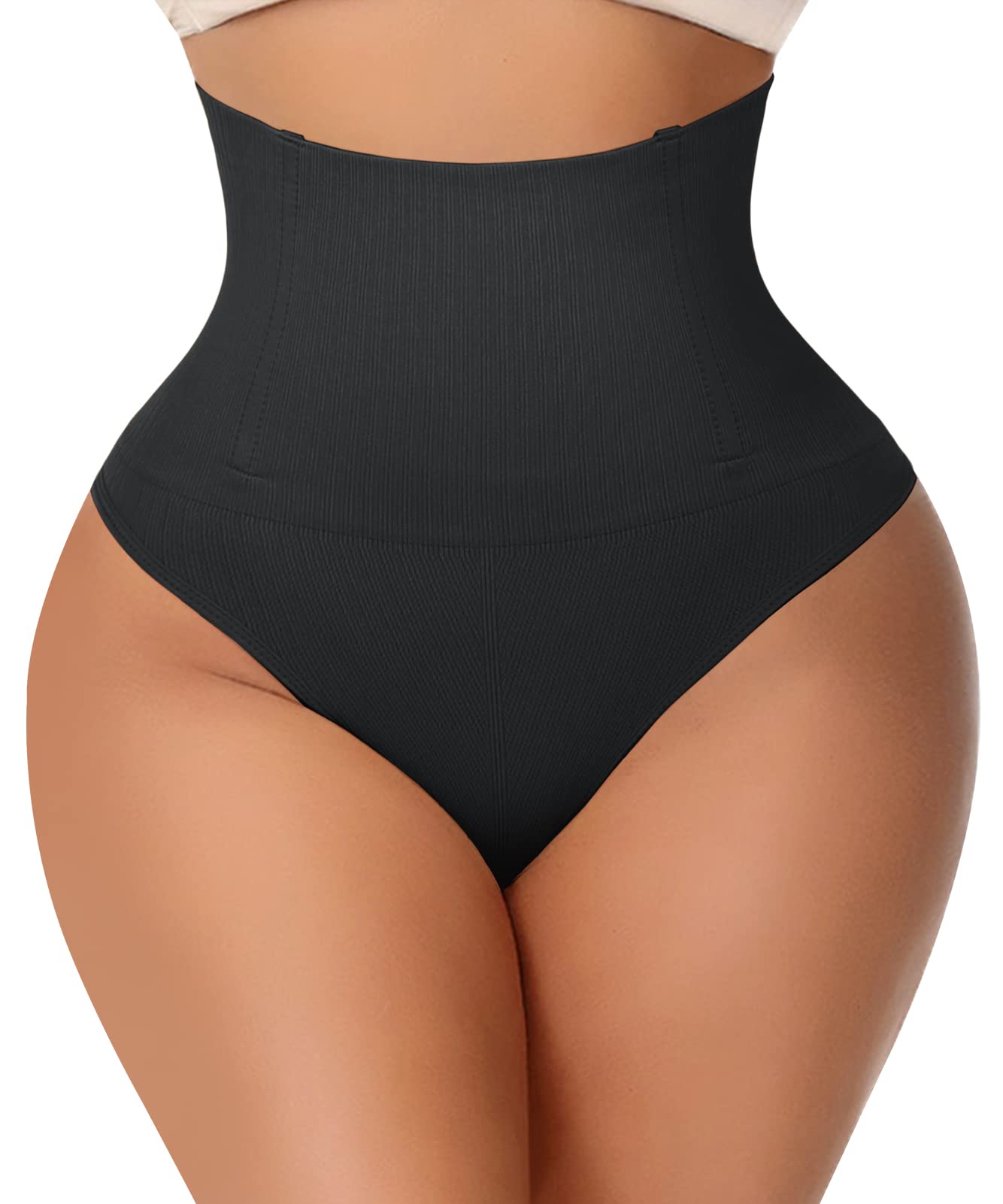 Jenbou Thong Shapewear for Women - Seamless Tummy Control Body Shaper Slimming Panties & Underwear | Perfect for Everyday Wear, Special Occasions & Postpartum Recovery